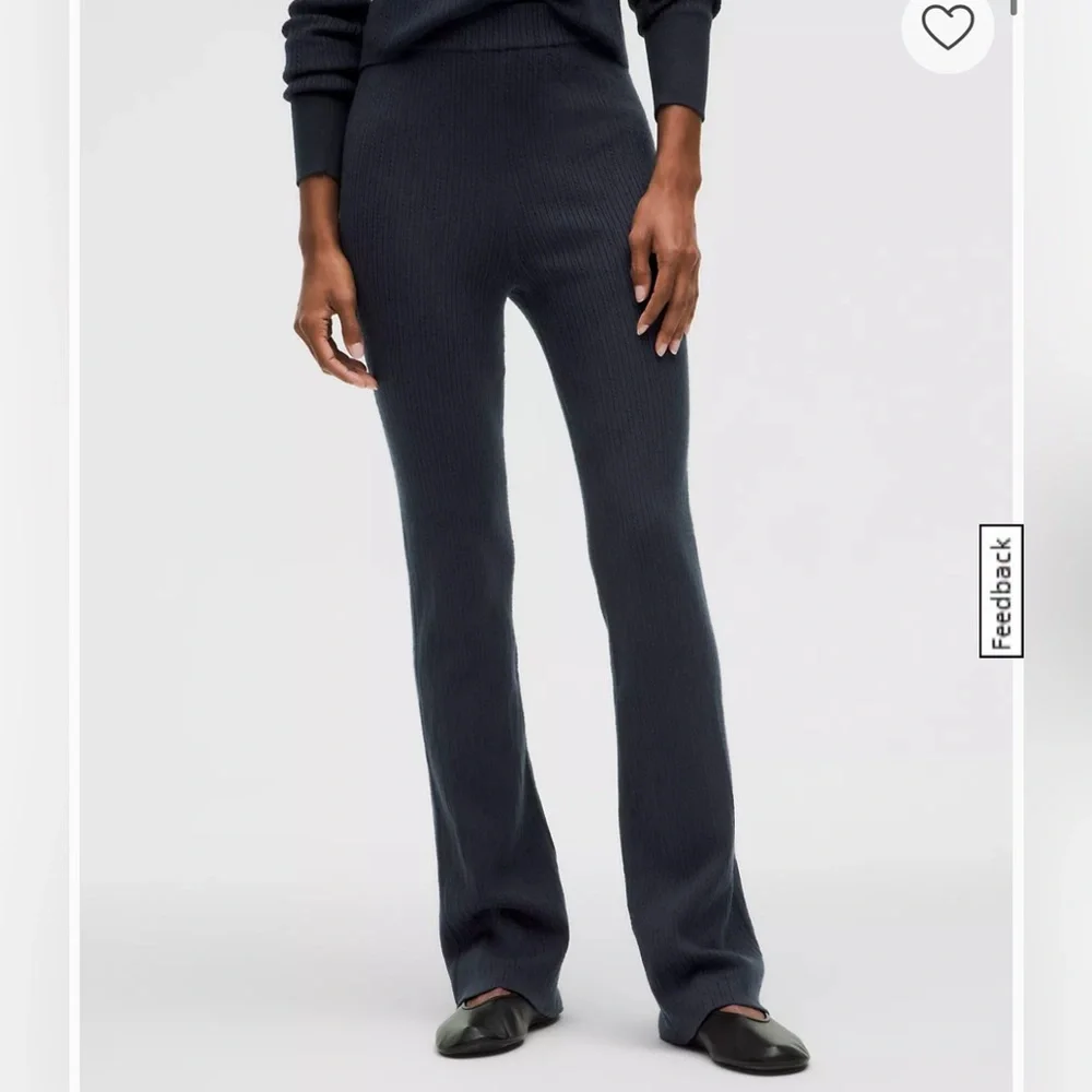 Lululemon Ribbed Merino Wool Blend Stir-up Tights - Black/grey - Picture 1 of 7